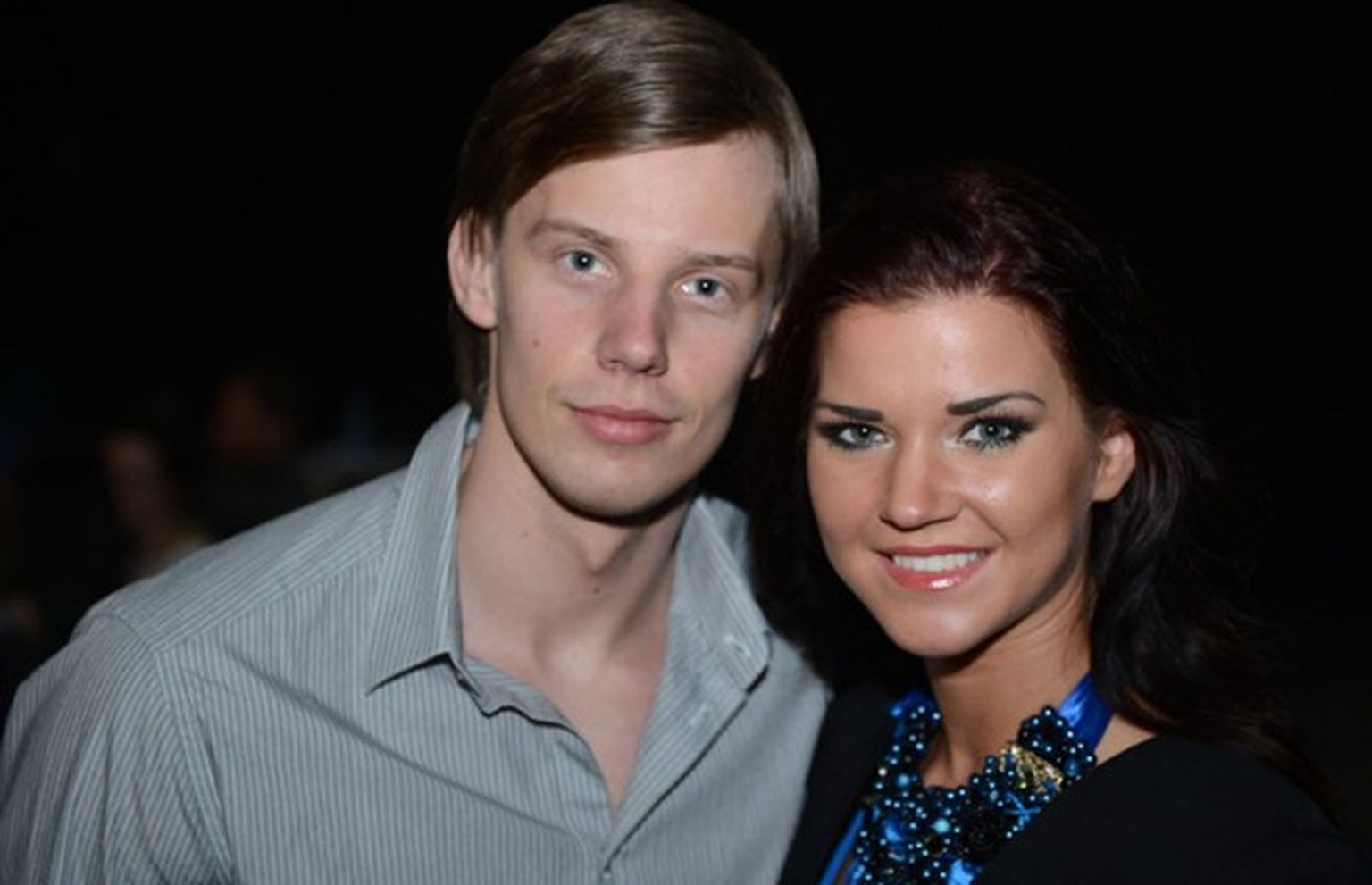 Viņi abi piedalījās skaistumkonkursā "Mis un Misters Latvija" - Elīna Grundāne un Jānis Verners