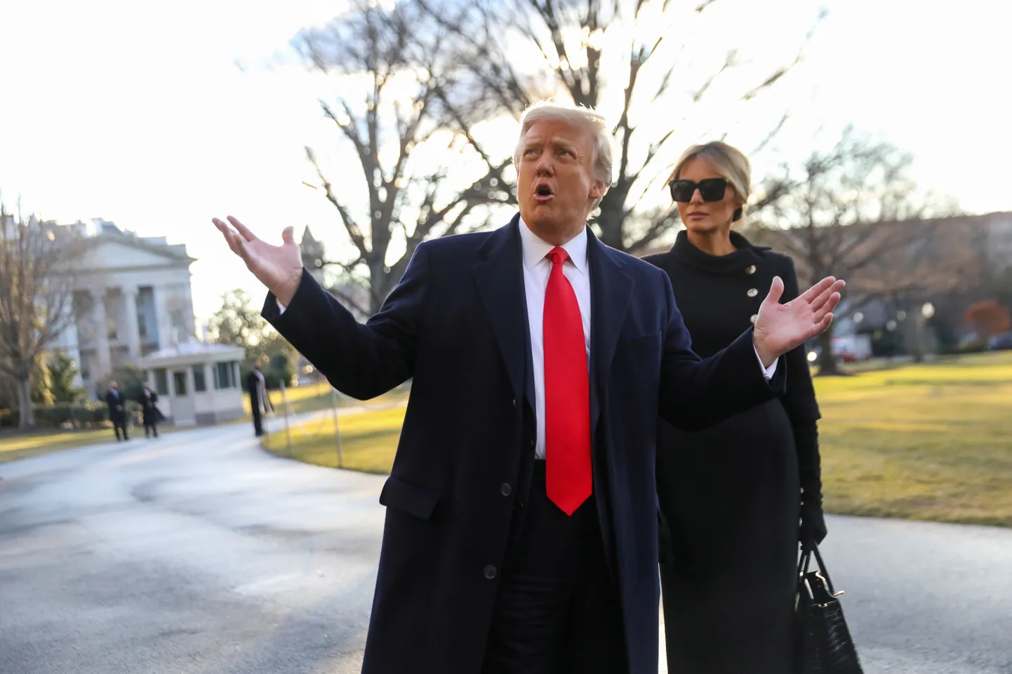 USA ekspresident Donald Trump ja endine esileedi Melania Trump.