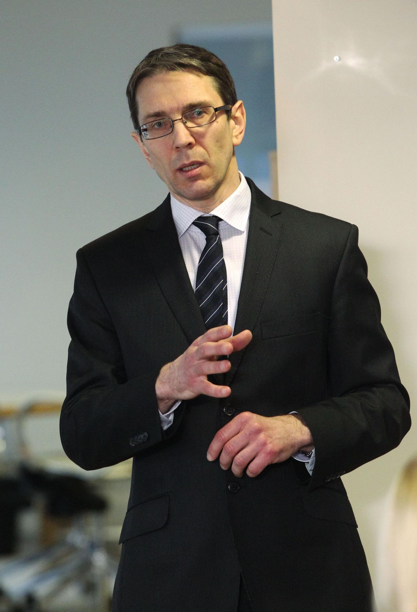 Главный экономист Swedbank Тыну Мертсина.