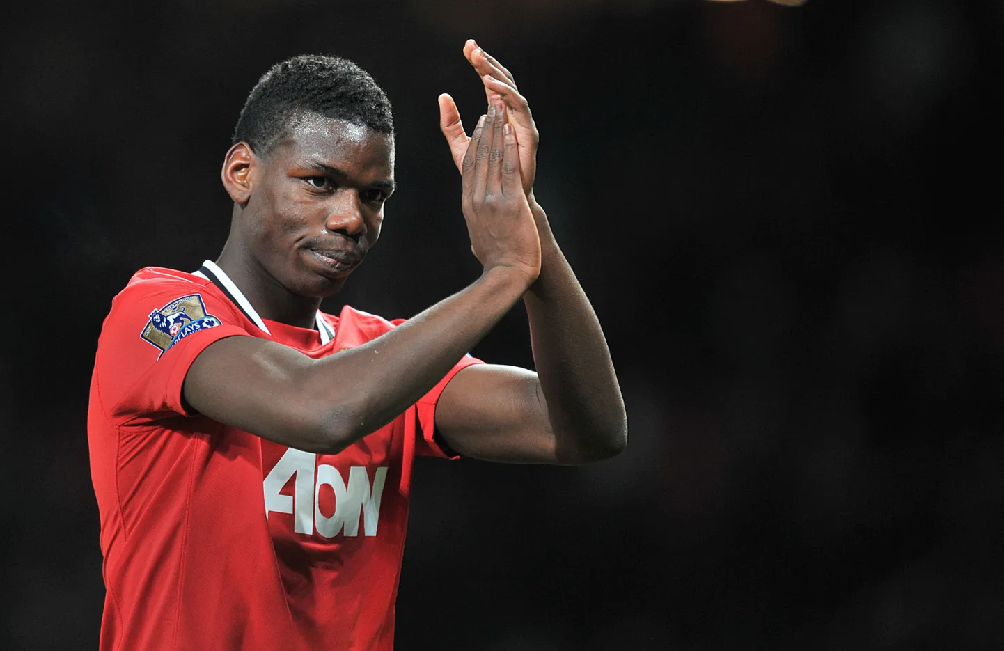 Paul Pogba Manchester Unitedi särgis 2012. aastal.