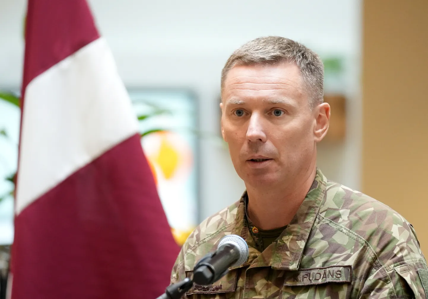 Zemessardzes komandieris brigādes ģenerālis Kaspars Pudāns