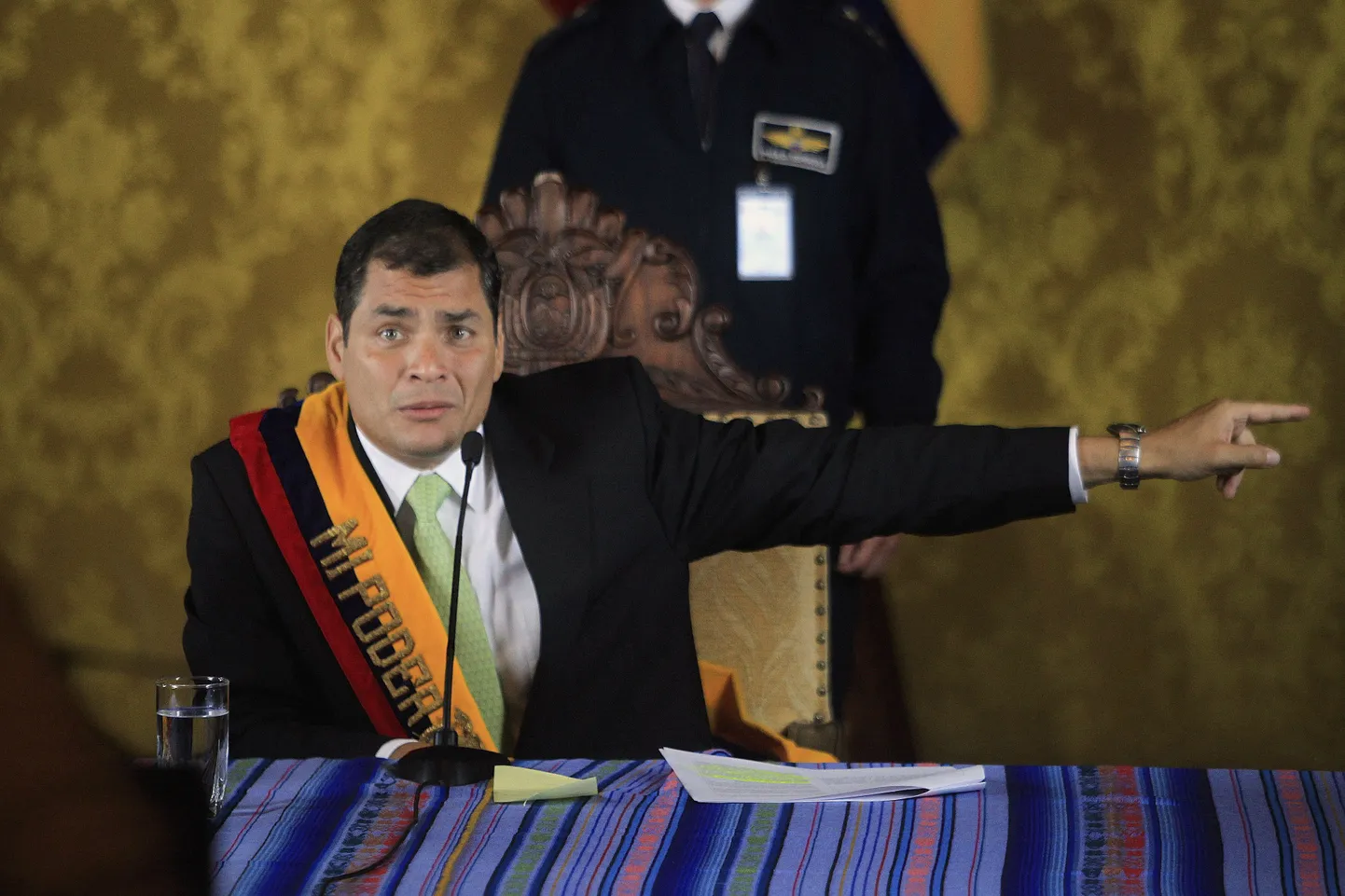 Президент Эквадора Рафаэль Корреа.