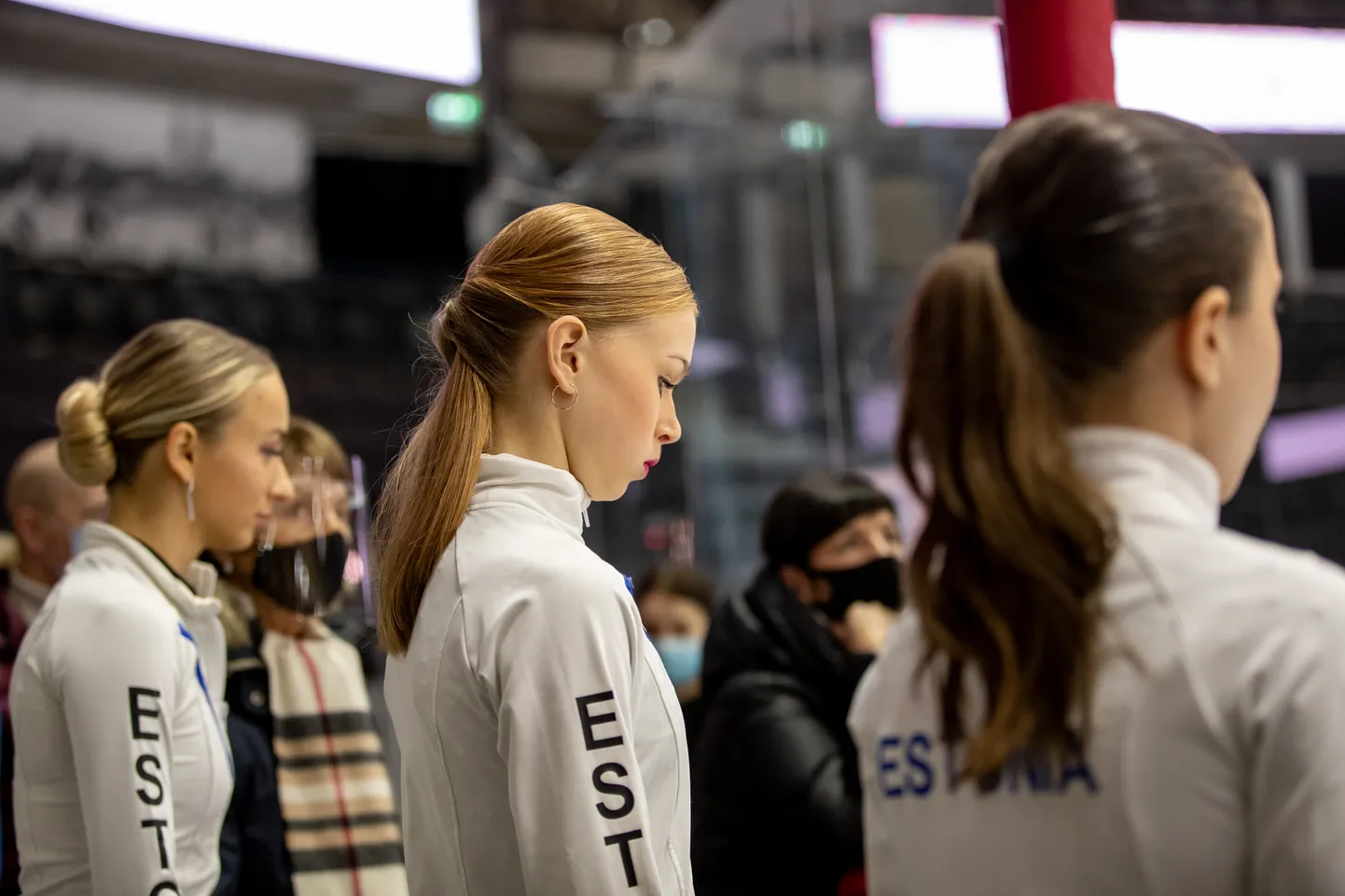 31.01.2021. Tallinn. Eesti meistrivõistlused iluuisutamises 2021 naiste vabakava Tondiraba jäähallis. Eva-Lotta Kiibus.