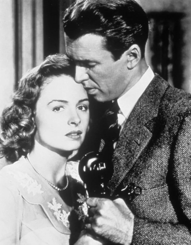 Donna Reed ja James Stewart filmist «It's a Wonderful Life»