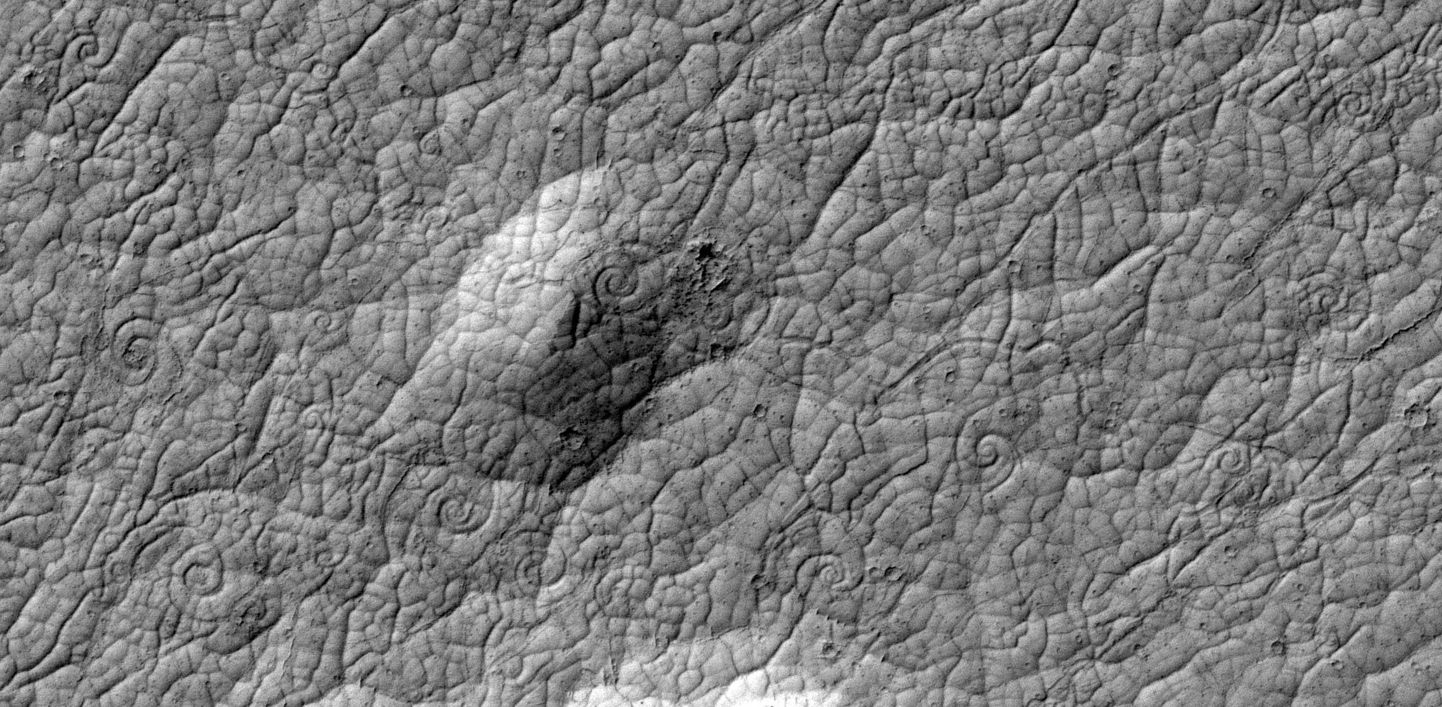 Marsilt leitud laavaspiraalid