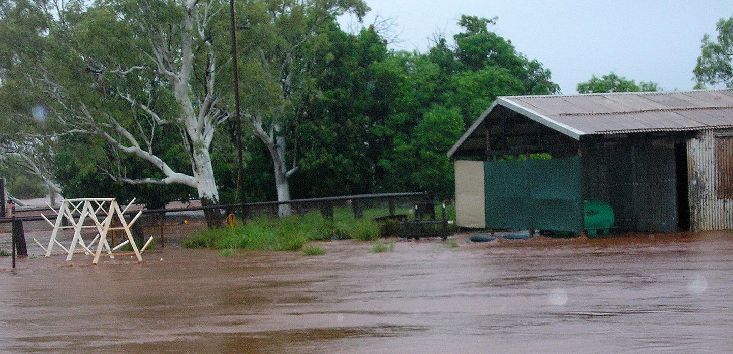 Üleujutus Austraalia lääneosas Pilbaras