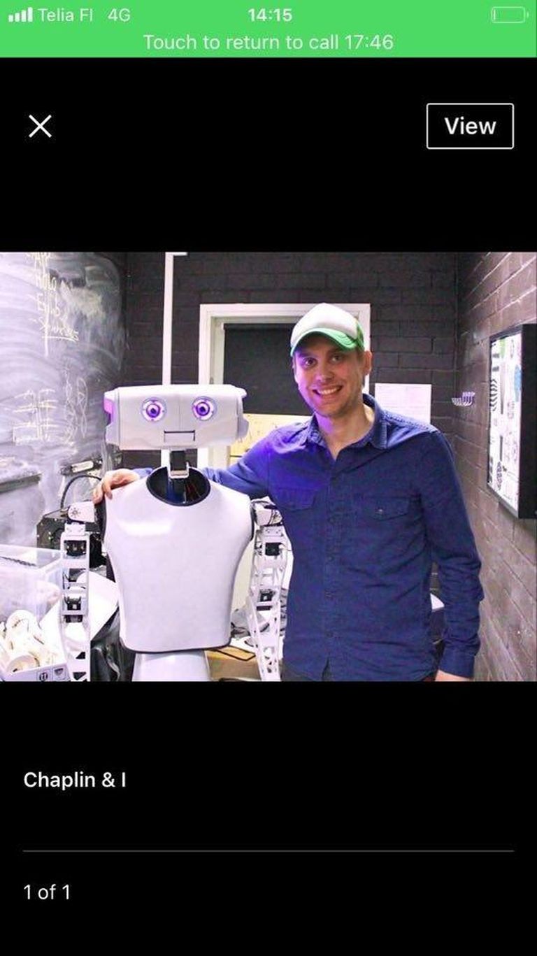 Нико Стольберг был связан и с разработкой гуманоидного робота. FOTO: