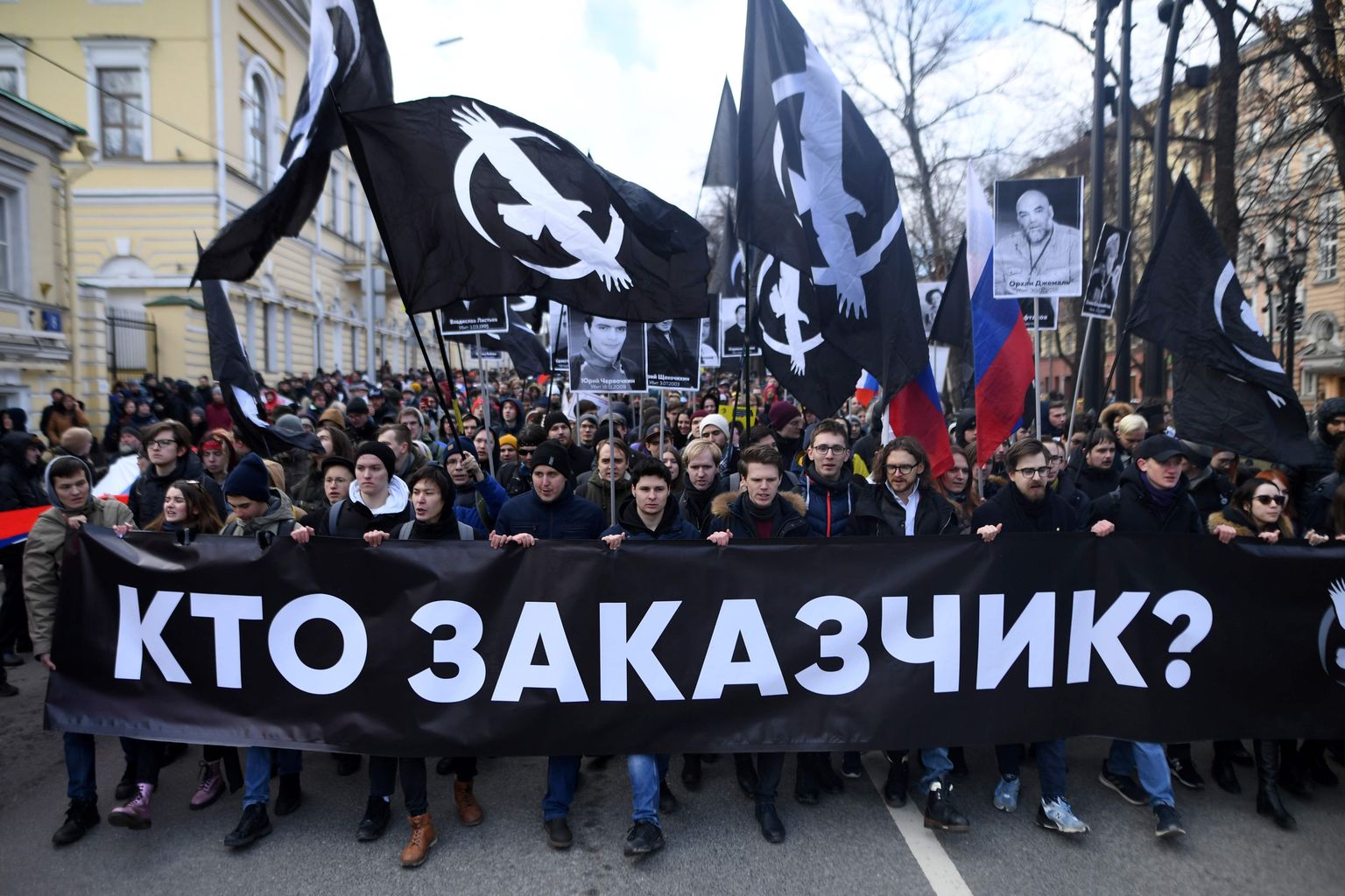 Vene opositsiooni pooldajate marss Boriss Nemtsovi mälestuseks tänavu veebruaris.