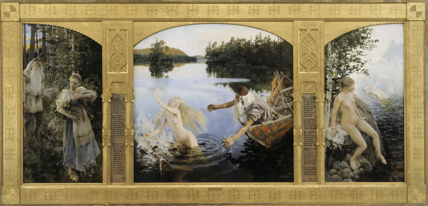 Kunstnik Akseli Gallen-Kallela / Kalevala illustratsioonid ja eeposest inspireeritud maalid