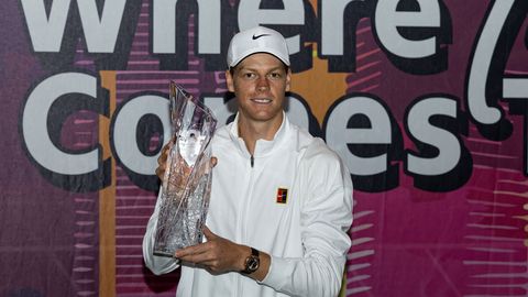 Sinners divu nedēļu laikā izcīna otro "ATP 1000" titulu