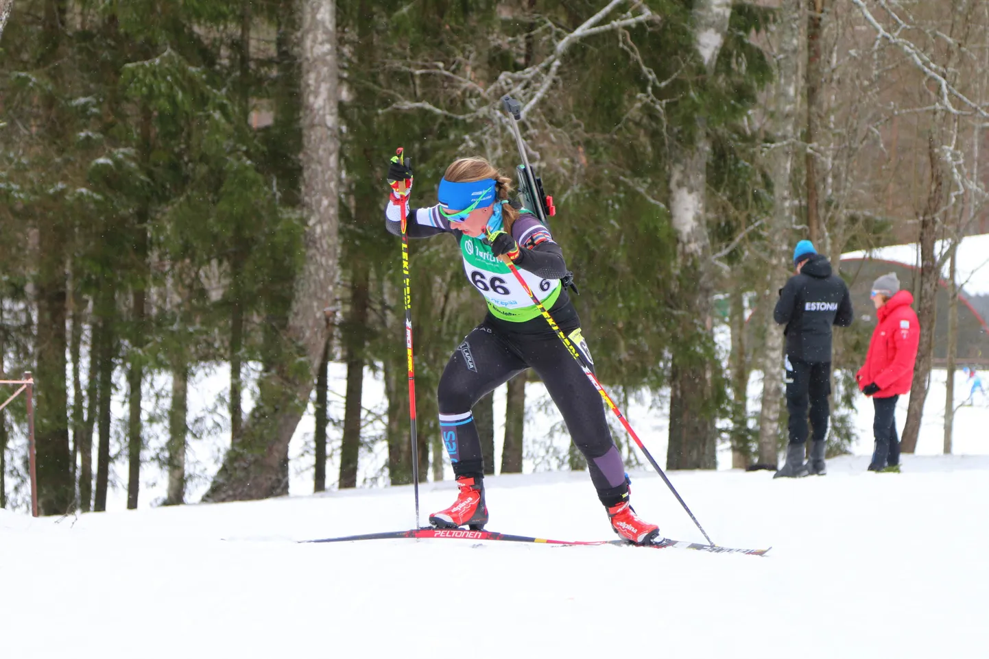 IBU karikasarja naiste 7,5 km sprint. Kadri Lehtla