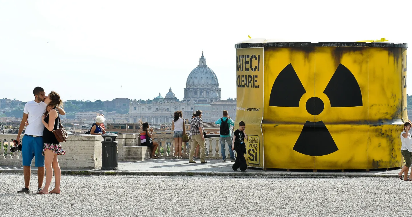 Tohutu tuumajäätmete nn tünn Roomas.