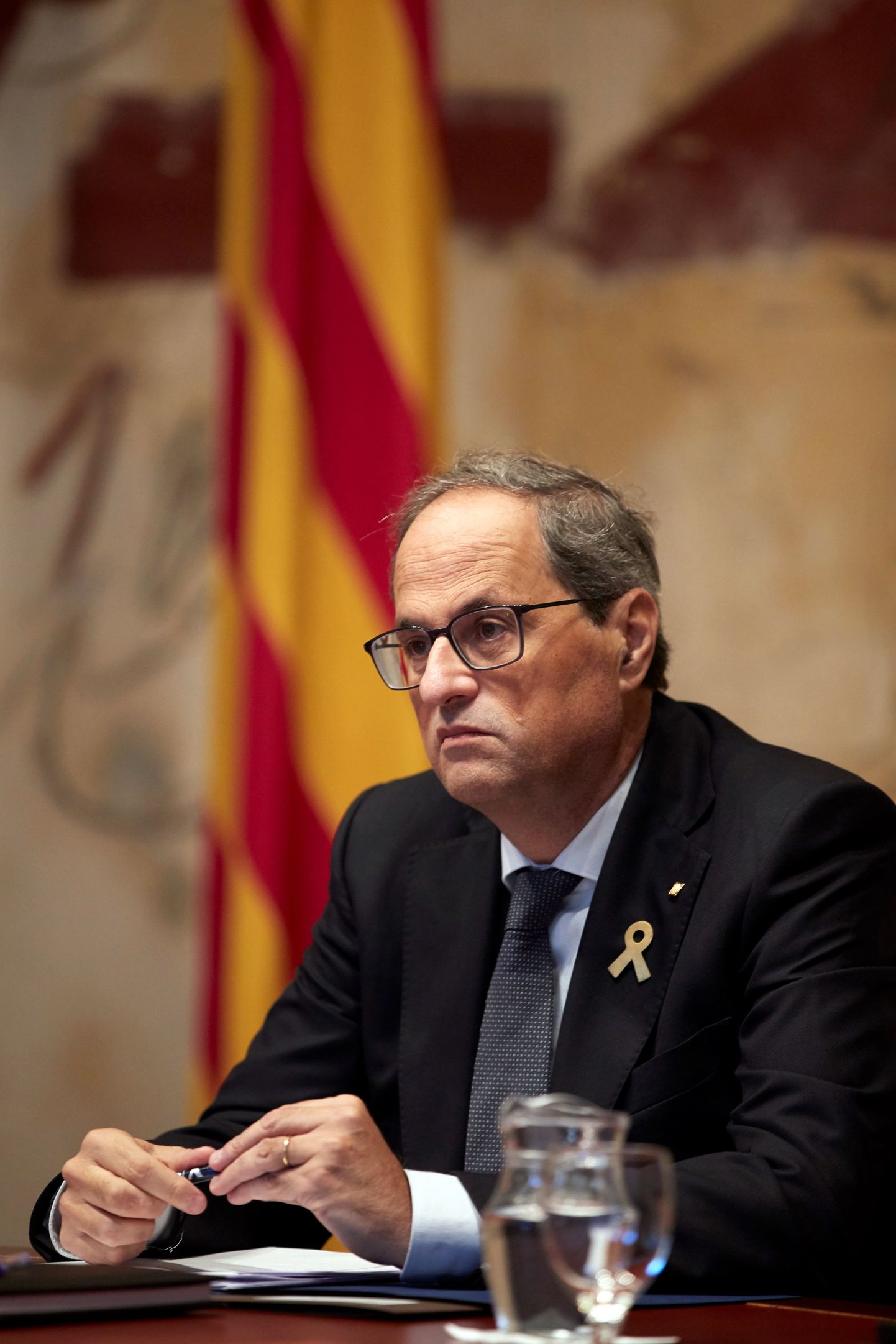 Kataloonia regionaalpresident Quim Torra 15. oktoobril Barcelonas.