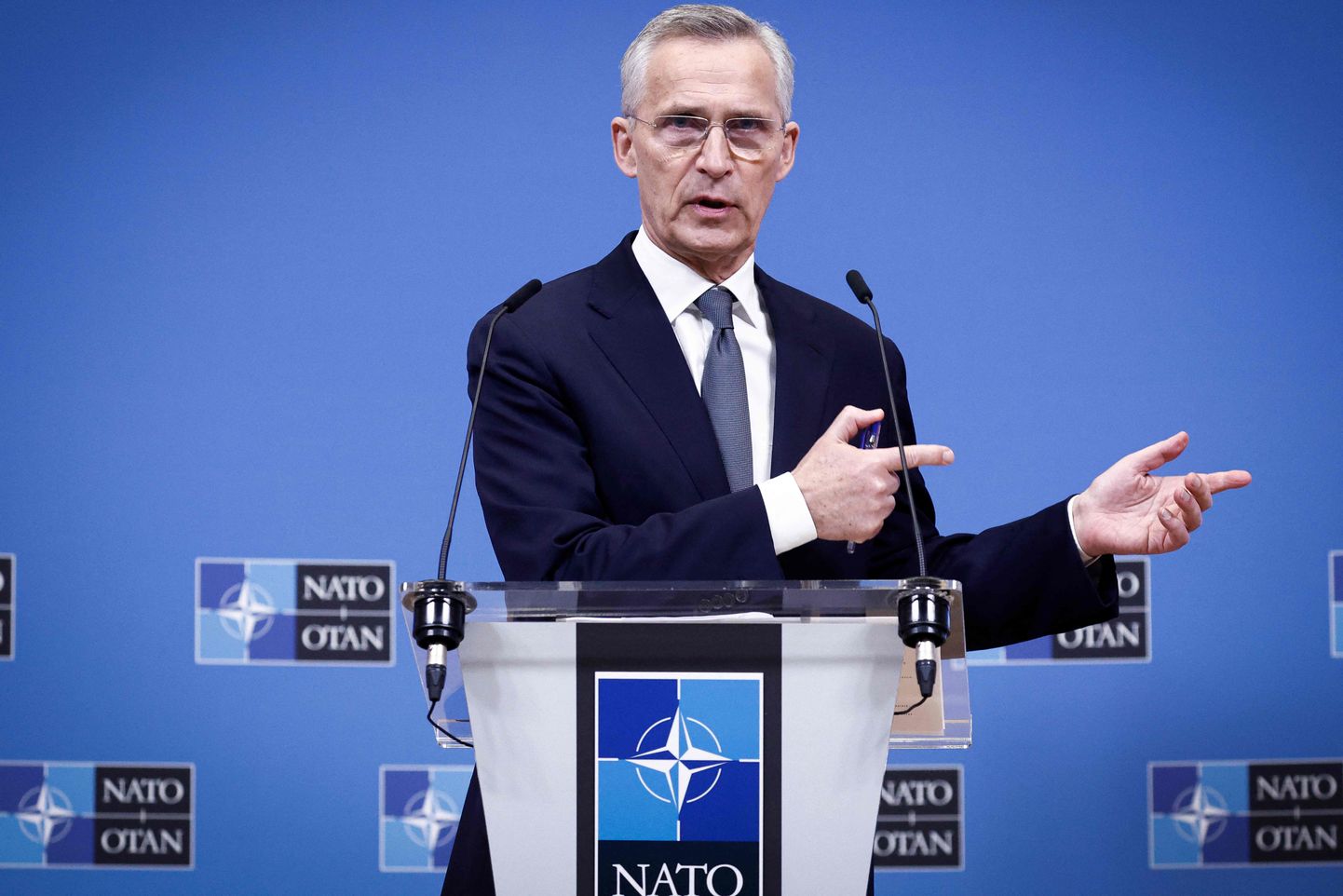 NATO ģenerālsekretārs Jenss Stoltenbergs..