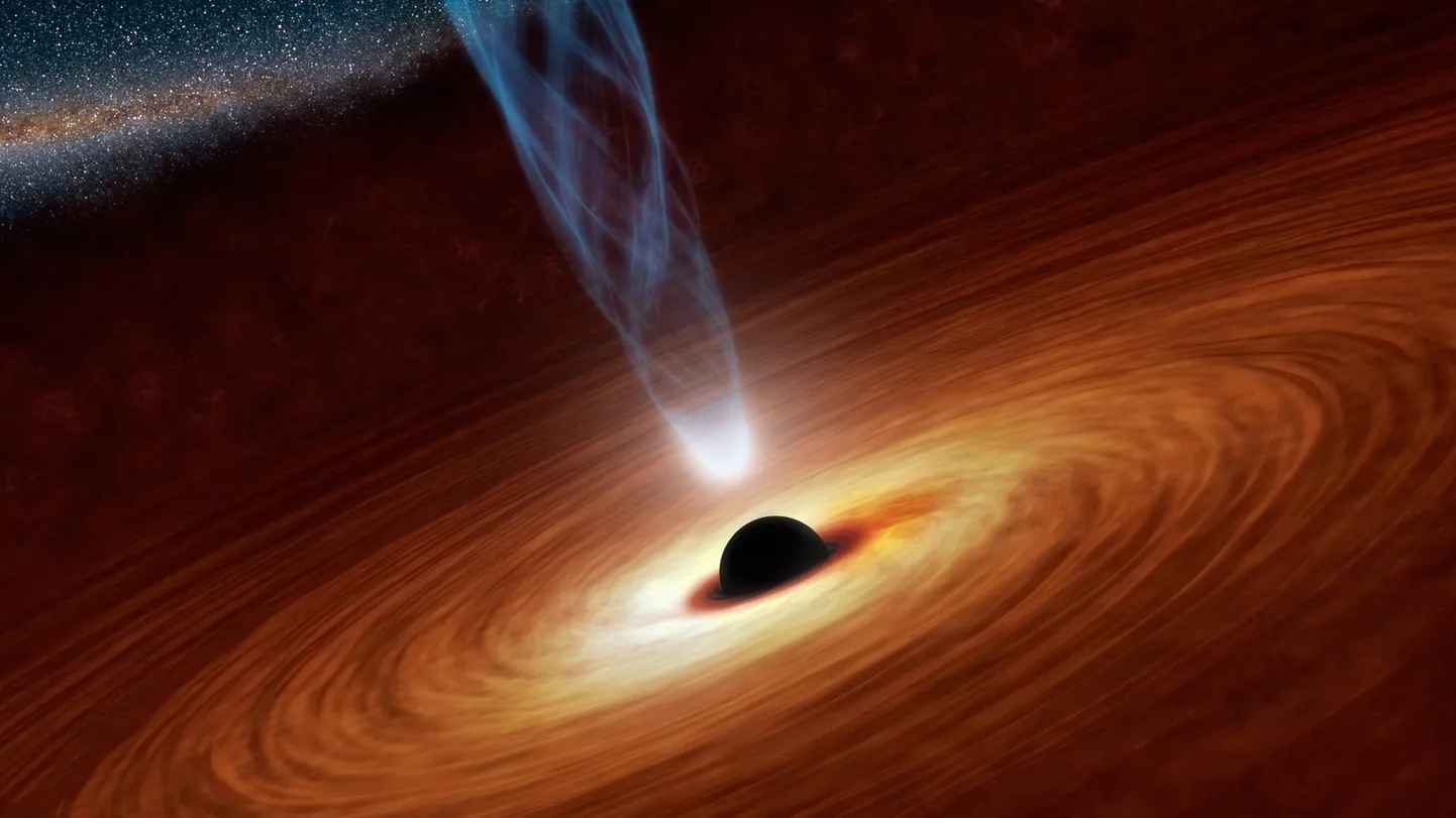 NASA kunstniku kujutis mustast august.