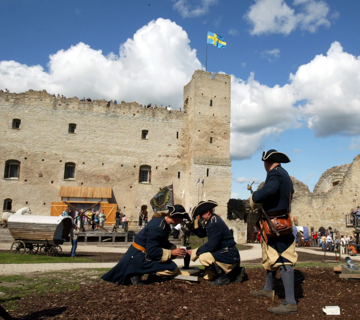 Ajalooline vaatemäng Rakvere linnuses.