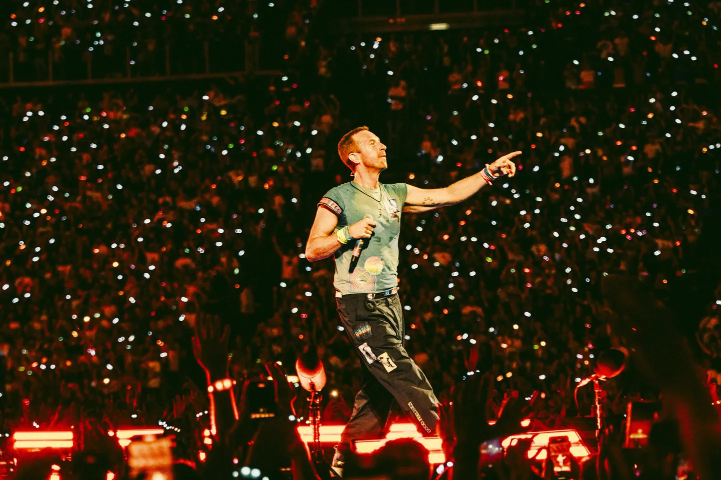 Coldplay kontsert Roomas.