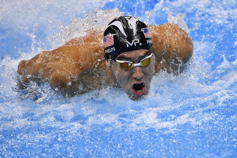 Michael Phelps Rio olümpial võistlemas