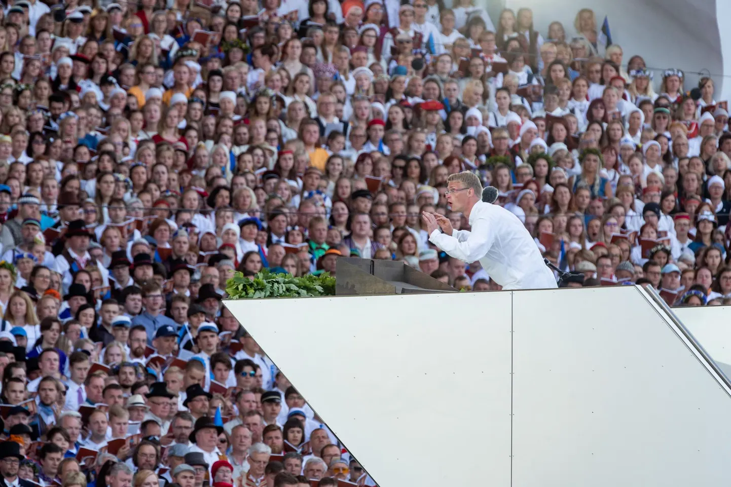 Tallinn, 07.07.2019 XXVII laulu- ja XX tantsupidu „Minu arm“. Laulupidu. Teine päev. Rasmus Puur. FOTO: MIHKEL MARIPUU/EESTI MEEDIA FOTO: Mihkel Maripuu