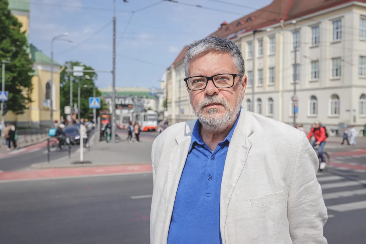 Писатель Михаил Шишкин в Таллинне. 25 мая 2023.