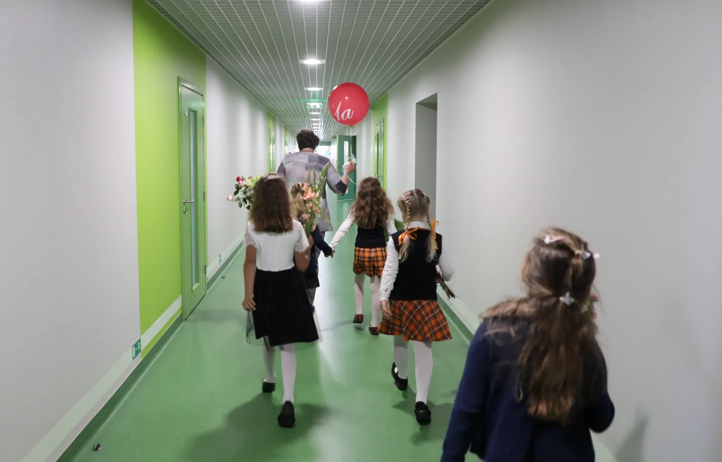 Babītes vidusskolas jaunā mācību korpusa atklāšanas pasākums Zinību dienā.