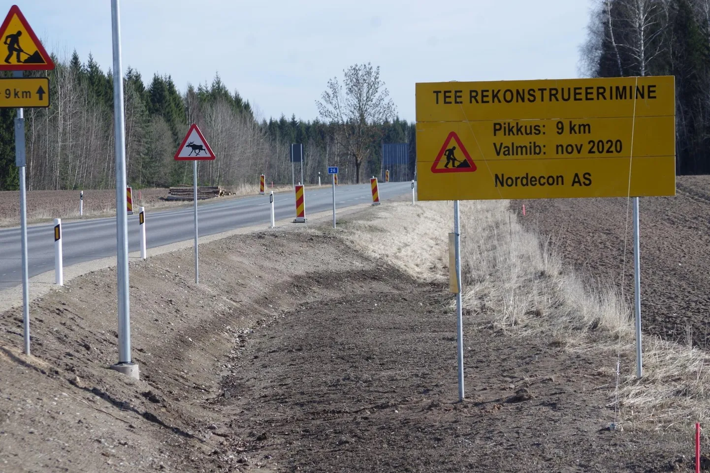 Võru-Räpina maantee uuendamine jätkub tänavu Vinso ristmikust Kirmsini.