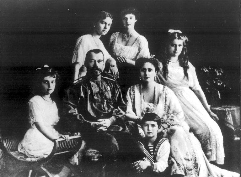 Vene tsaar Nikolai II ja ta pere