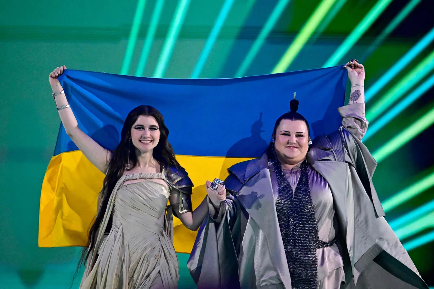 Ukraina eurolauljad Alyona Alyona ja Jerry Heil.