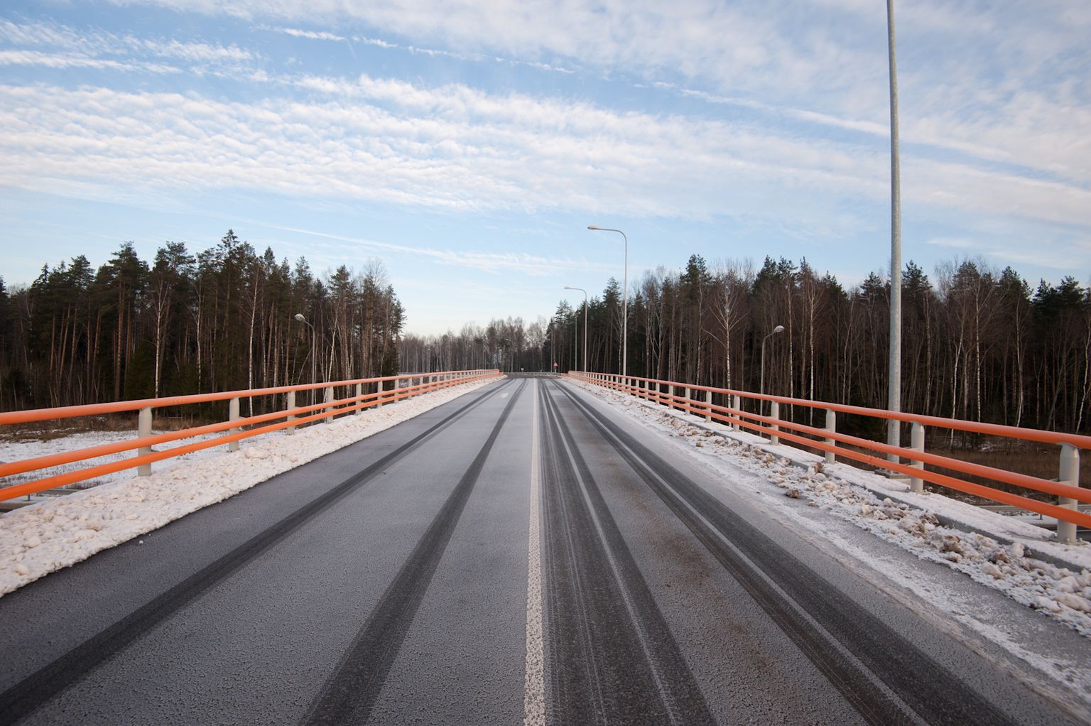 Дороги Латвии зимой. Иллюстративное фото.