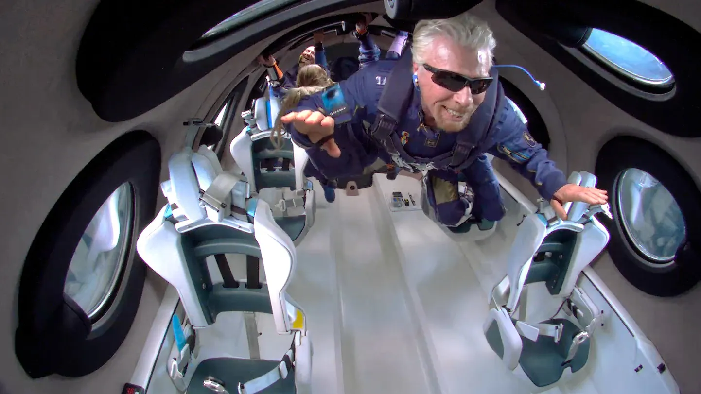 Richard Branson käis kosmosereisil