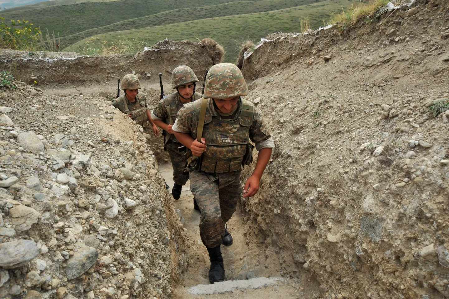 Армянские военные в Карабахе. Фото иллюстративное.