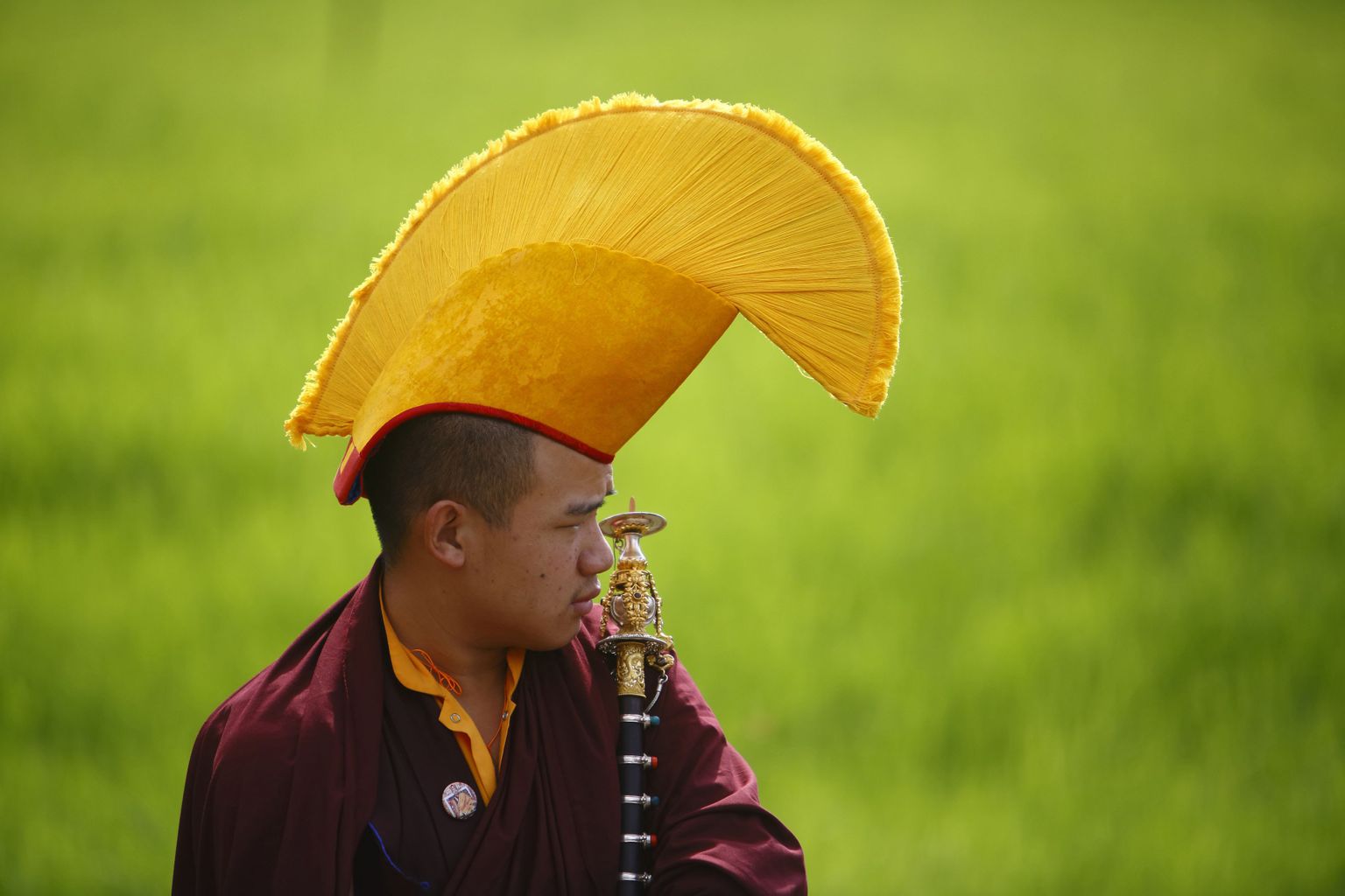 Tiibeti päritolu buda munk.