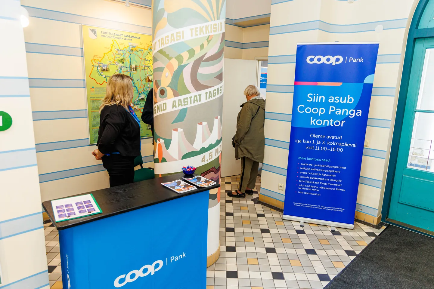 Coop pank avas Valgas esinduse, mis asub Vabaduse tänavas Valga muuseumi hoones.