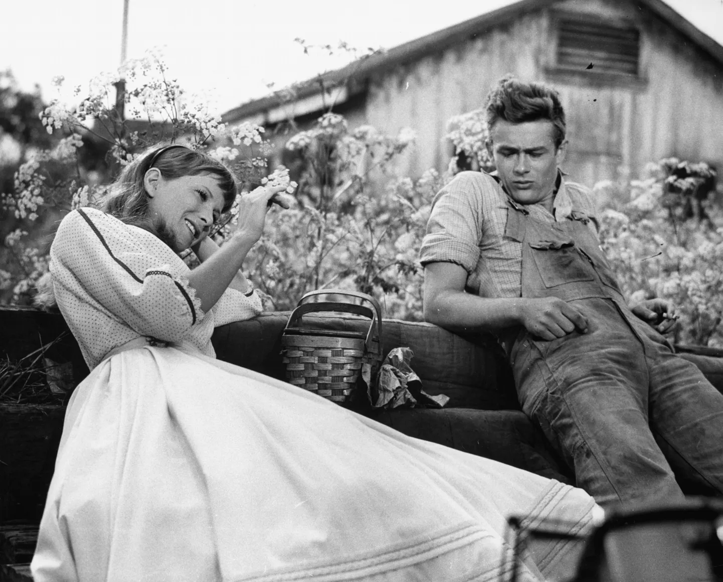 Julie Harris ja James Dean 1955. aasta filmis «Hommiku pool Eedenit»