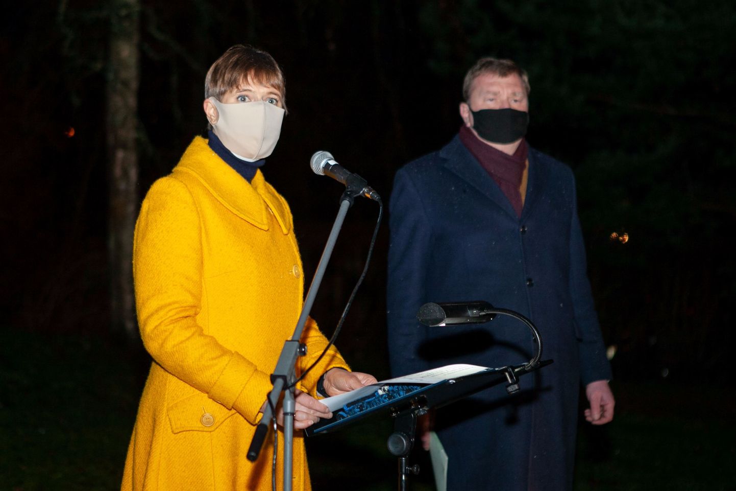 President Kersti Kaljulaid ja EJS-i president Margus Puust.