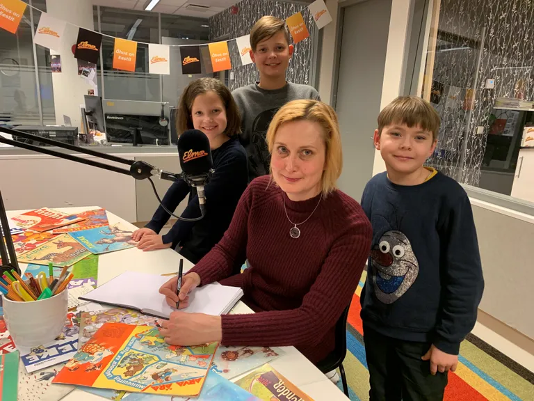 Emili Pirk, Gustav Pirk, Ilona Martson ja Oliver Kõvask