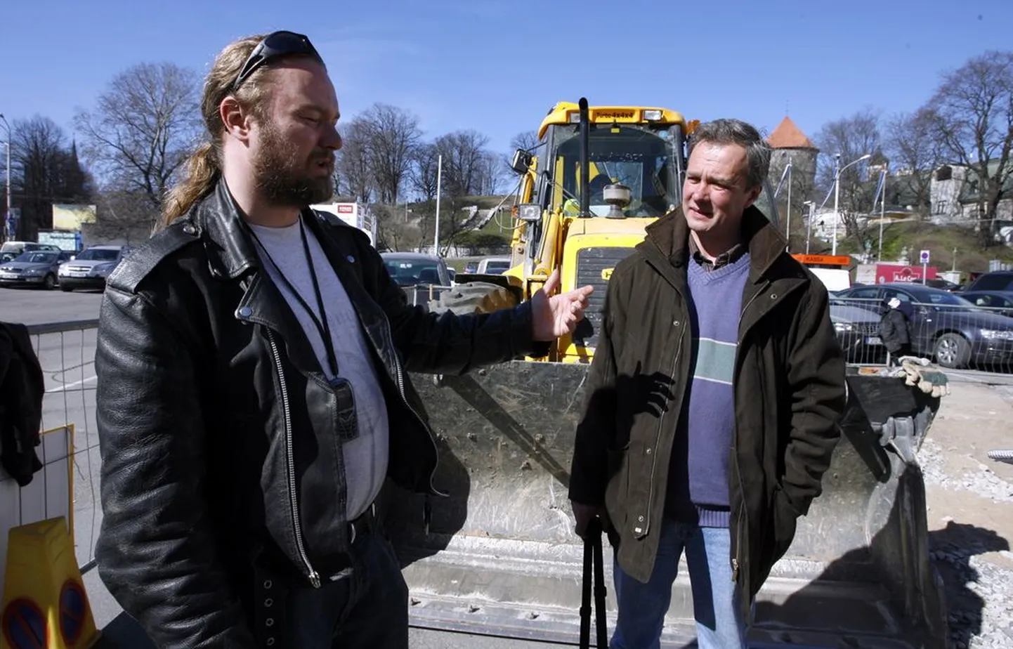 Arheoloogiafirma AguEMS juhataja Guido Toos Tallinna Vabaduse väljakul toimunud väljakaevamistel.