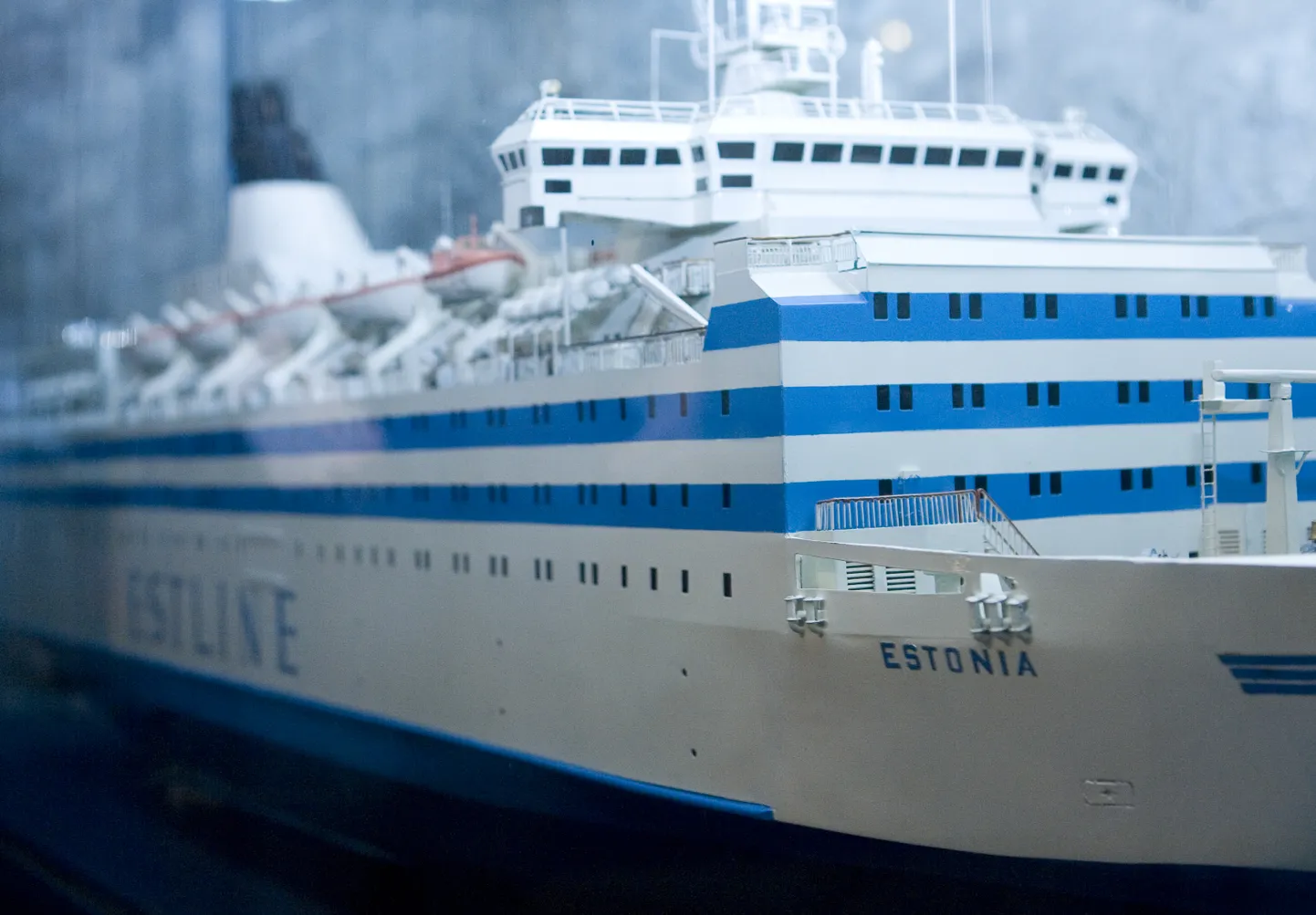 Parvlaev Estonia makett Eesti Meremuuseumis