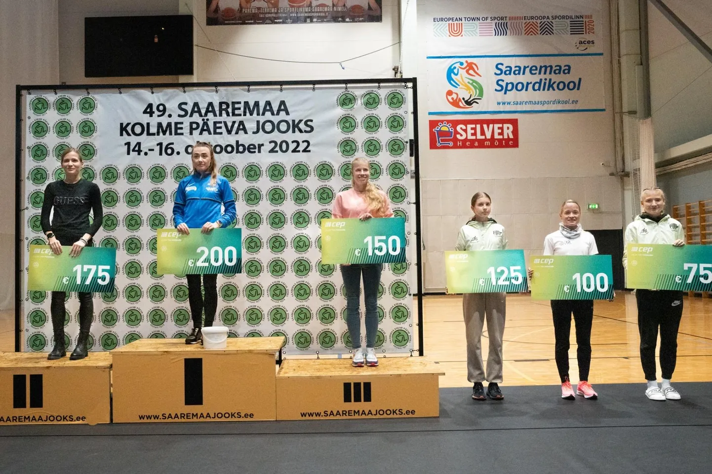 Kelly Nevolihhin (150-eurose tšekiga) läbis tavapärasest pikemad distantsid edukalt.