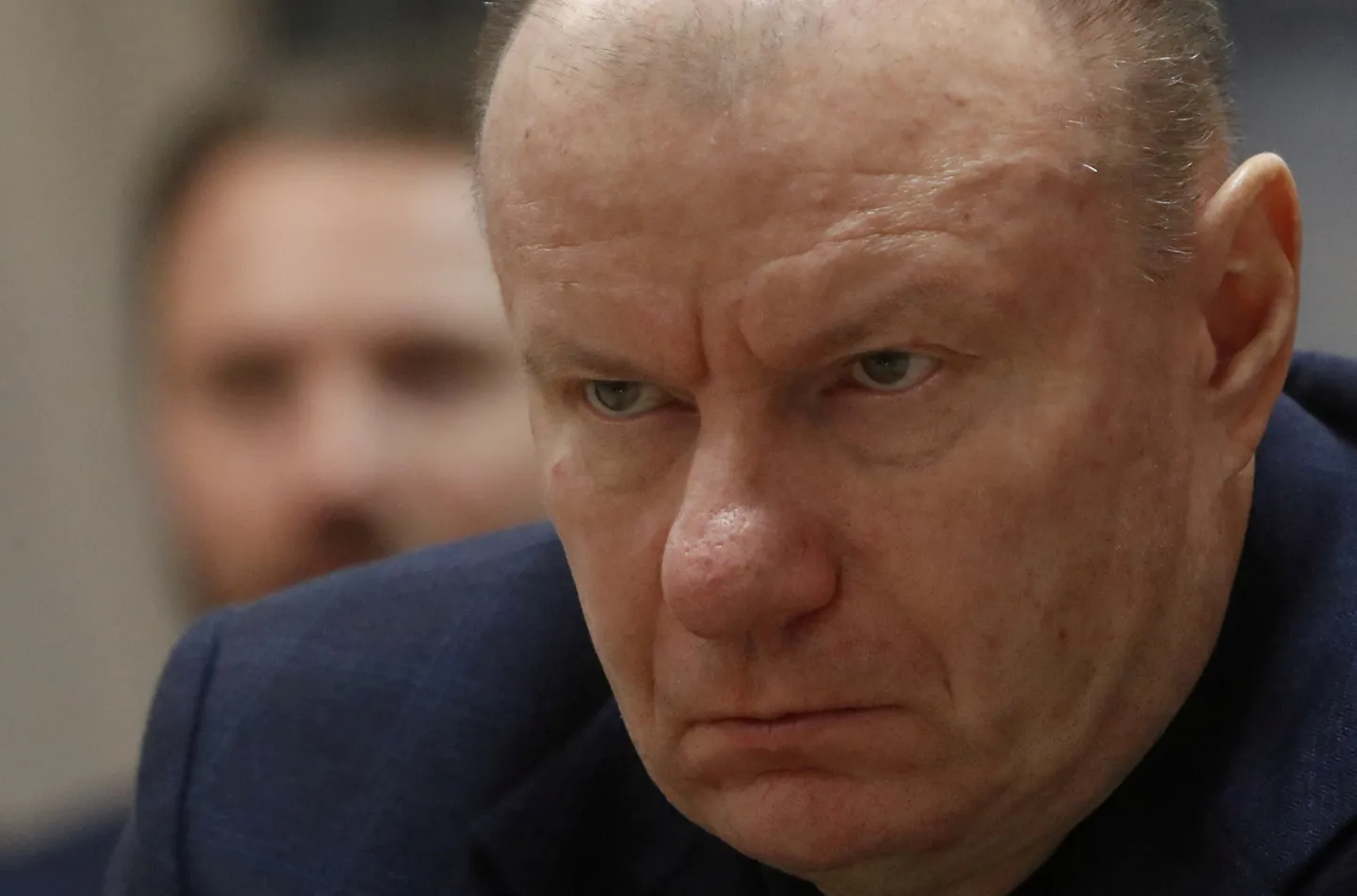 FILE PHOTO: Vladimir Potanin, co-owner of Norilsk Nickel, attends an agreement signing ceremony with the Krasnoyarsk region's government, in Moscow, Russia December 12, 2017. REUTERS/Sergei Karpukhin/File Photo