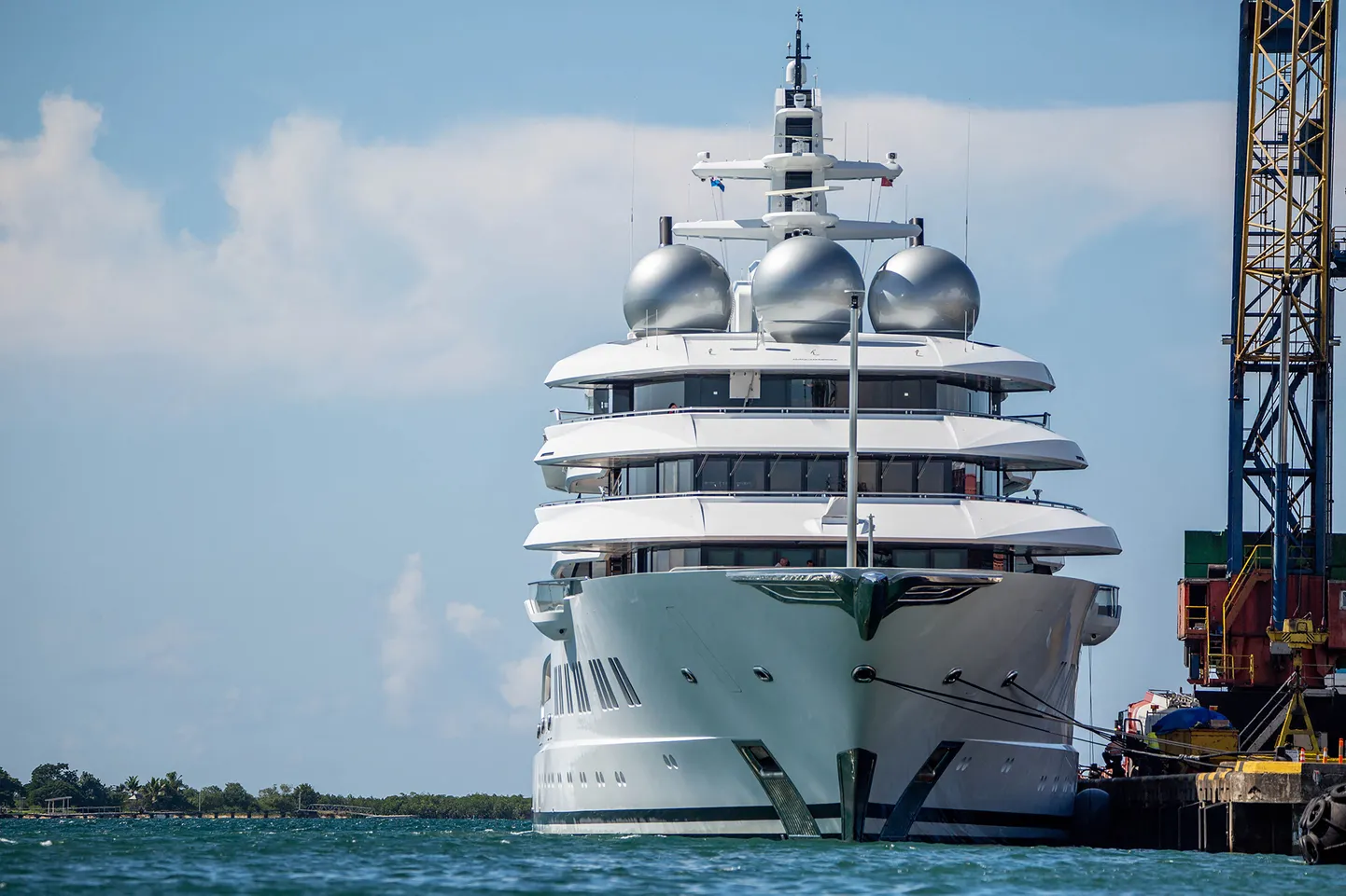 Superjaht «Amadea» Fidži Lautoka sadamas 13. aprill 2022.