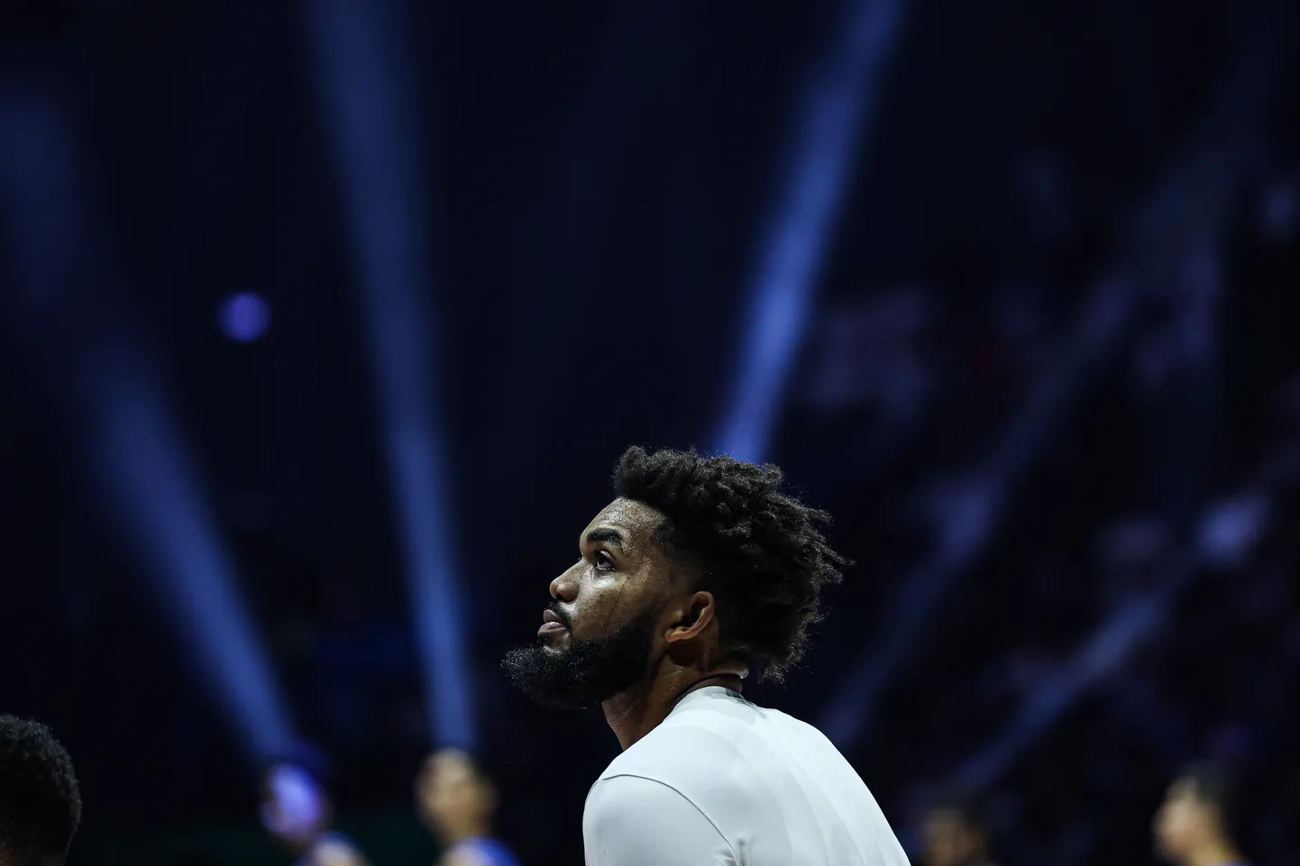 Dominikaani koondise liider Karl-Anthony Towns Philippine Arenal.
