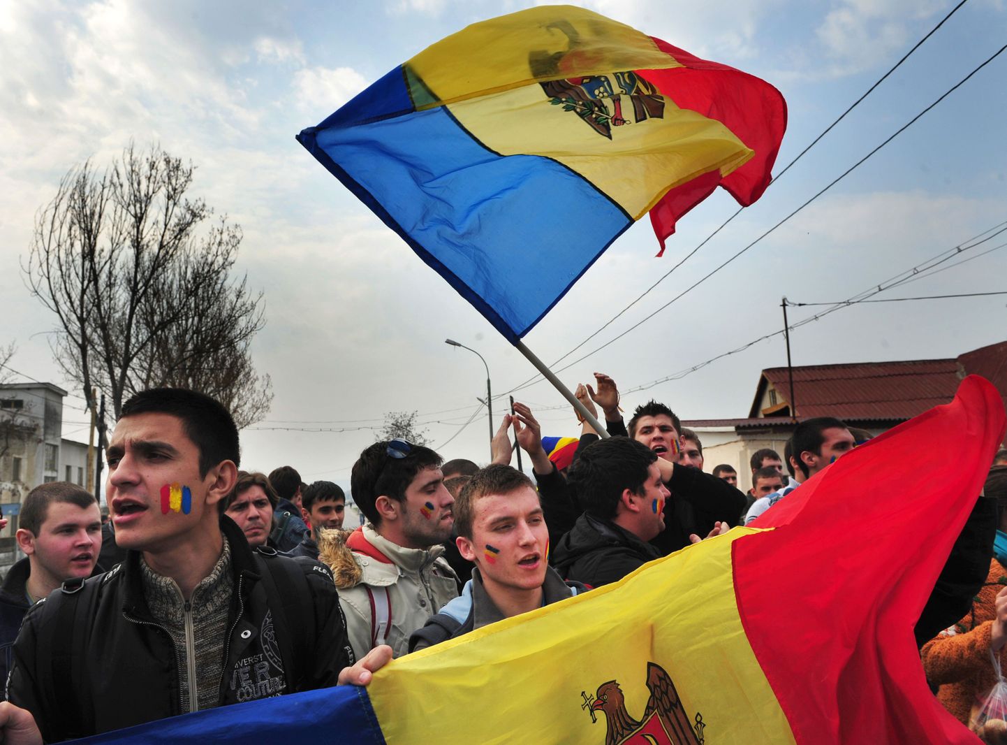 Флаг Молдавии. Иллюстративное фото.