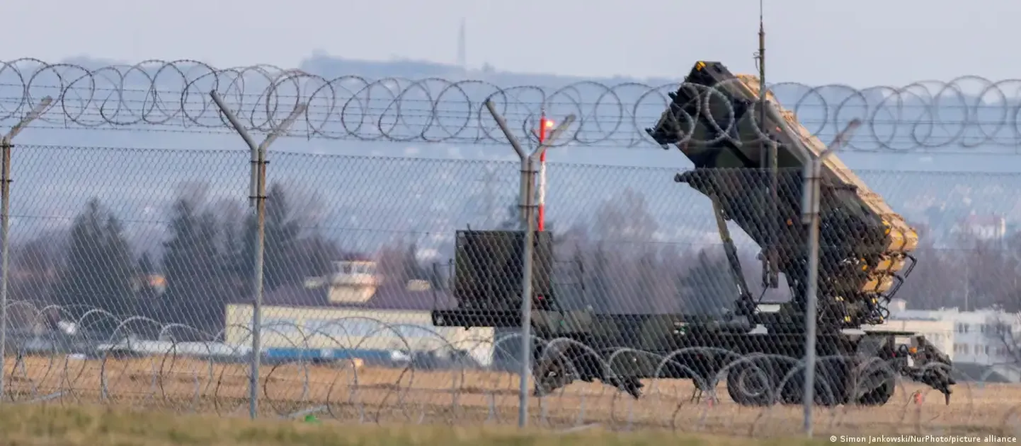 Система ПВО Patriot вблизи границы Польши с Украиной (фото из архива).