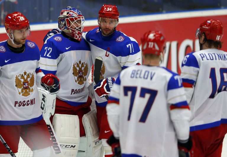 Venemaa võttis MMi avamängus Norra vastu rutiinse võidu. FOTO: Scanpix