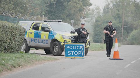 Briti õhuväebaasi juures tabatute kaubikust leiti lõhkeaine asemel bensiini