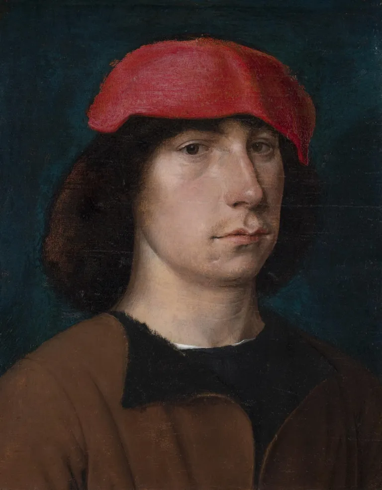 Michel Sittowi maal «Noormees punase mütsiga» (ca 1512).