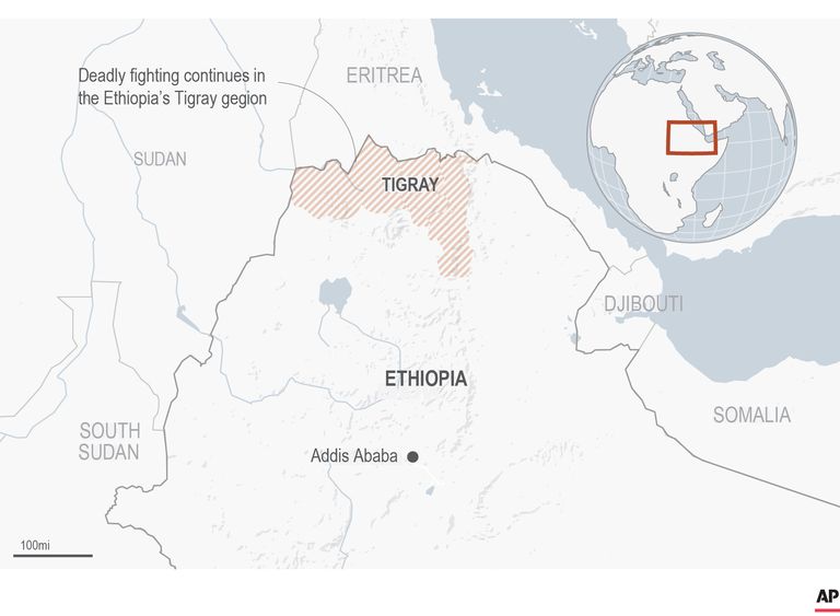 Tigray regioon Etioopias.