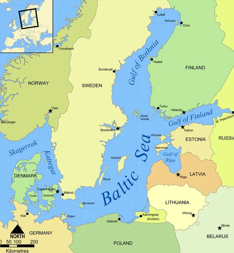 Sundsvall asub Botnia lahe ääres
