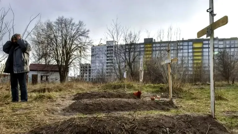 Могилы в Буче.